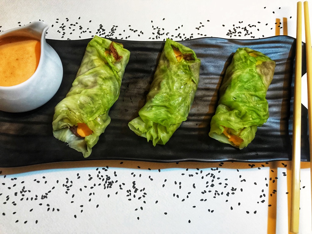 stuffed cabbage rolls with roast beef