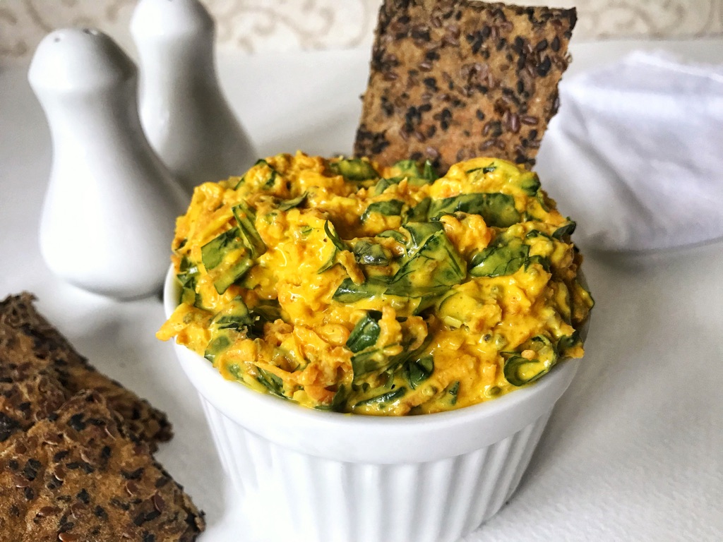 Carrot Spinach Spread